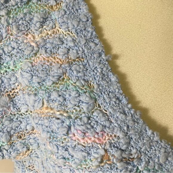 Vintage Emily's Closet Handmade Chunky Pastel Knit Lightweight Sweater Vest LRG - Picture 9 of 16